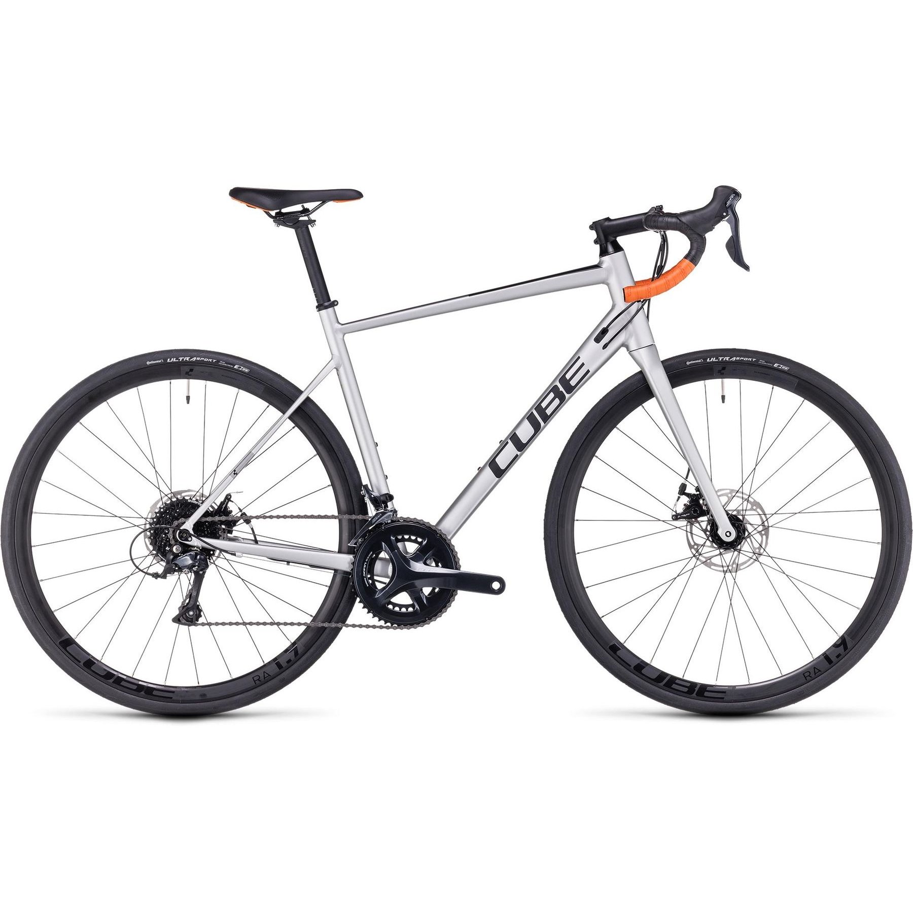 Silver/Orange