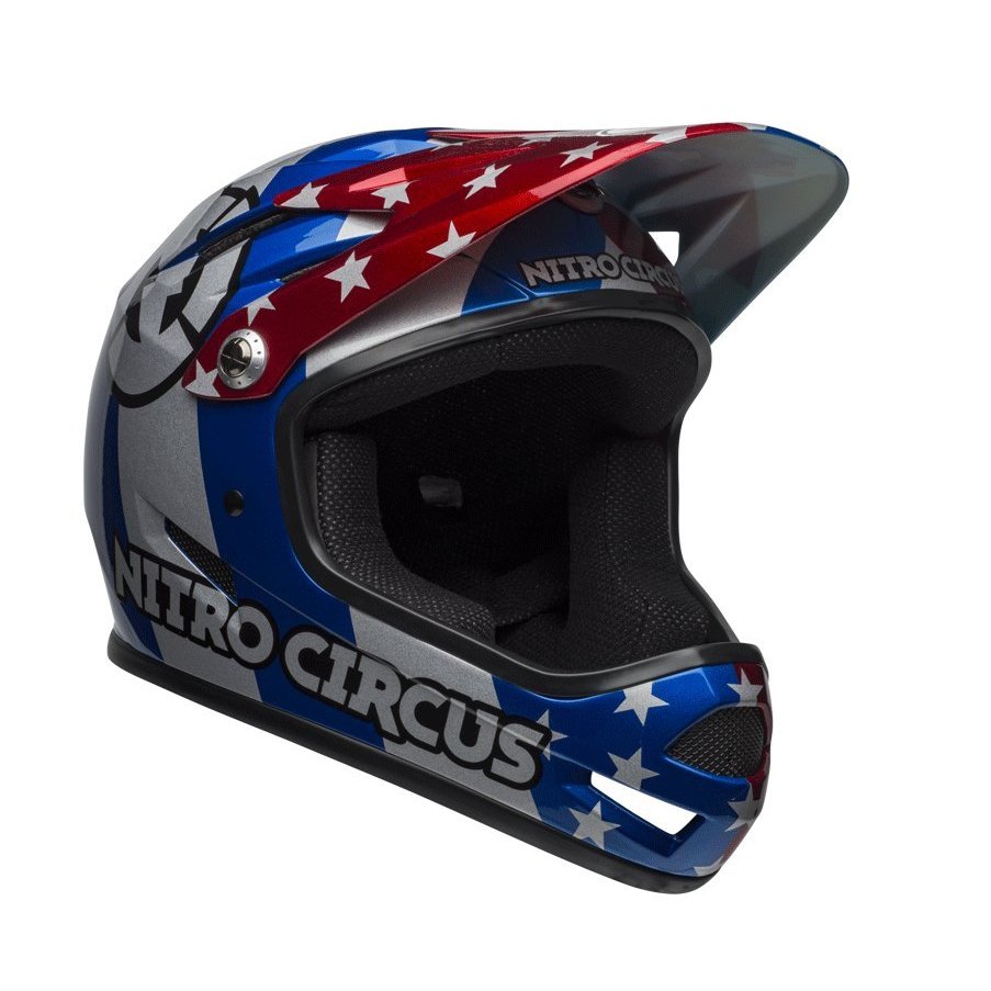 Silver/Blue/Red