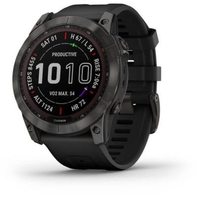 Garmin Fenix 7X Sapphire Solar Titanium GPS Watch