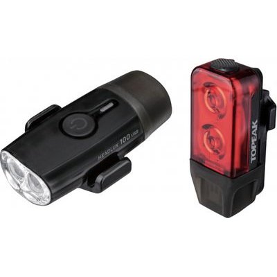Topeak Powerlux USB Combo Lights Set